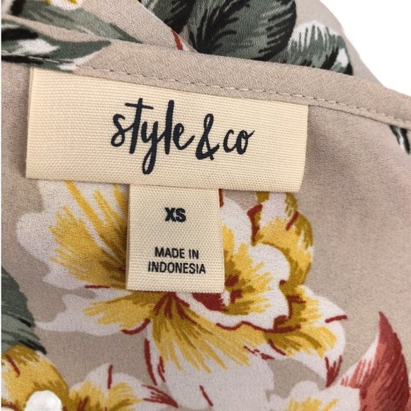 Style & Co High-Low Sleeveless Swing Top NWT Sz XS - Picture 7 of 10